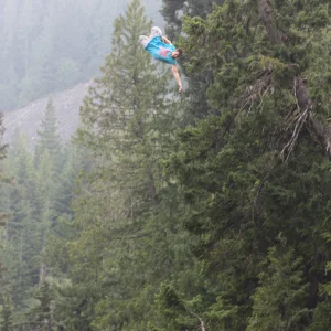 Stack rodeo tree drop.