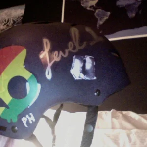 Other side of helmet