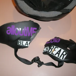 First half of helmet