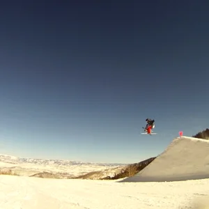 First jump at Canyons Terrain Park