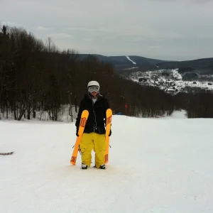 Just hiking the park