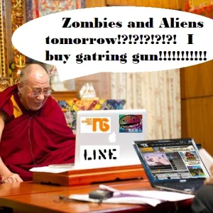 Dank Monk on impending Zombies and Aliens