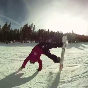 One day in Breckenridge, Maria Bagge and Cecilia Larsen
