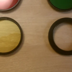 Yellow and something you add to a lense