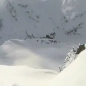 Skier buried in an Avalanche
