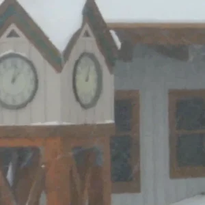 First snow at Stevens