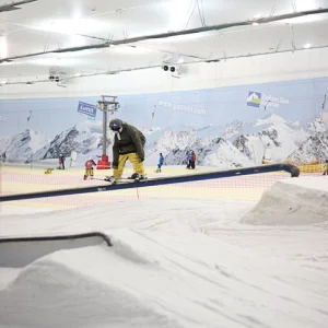 from indoor ski resort