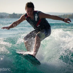 Sean Pettit wakesurfing!