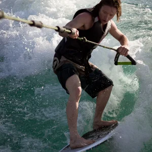 James Woods wakesurfing!