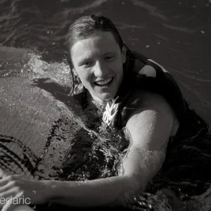 James Woods wakesurfing!