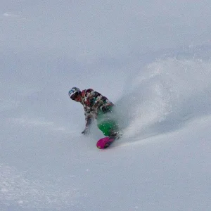 Powder at The Lake Louise Ski Area