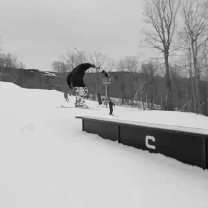 Mount snow cloudy day