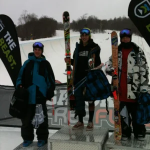 Nick Rosenberger on Podium