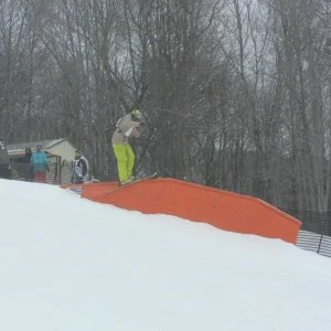 Ski Slide to Rail Slide Skinny Up-Flat-Down Sequence