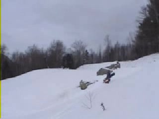 Bruised pelvis, blown out back, pulled abdomen, internal bleeding and two days in the ER....