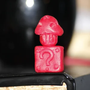 Power up Babybel wax sculpture