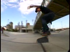 random skateboarding clip