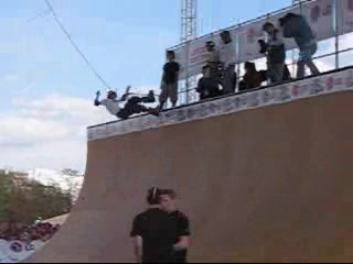 Takeshi's practice run at the LG Action Sports world tour