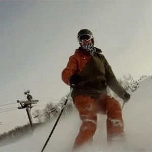 skiing 