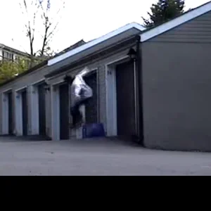 8 foot gap/ollie recycling bin