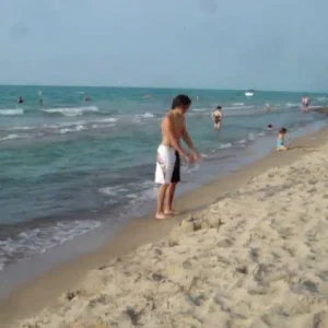 Backflip on the beach