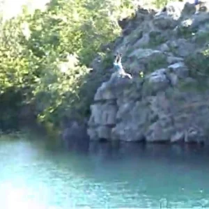 back flip off a 20feet cliff