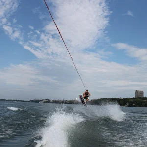 Wakeboading in Wisco