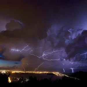 christchurch lightning
