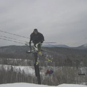 one of my coaches at Sundayriver doing a 360 x tail grab