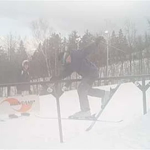 Me eating hardcore @!#$ on a rail