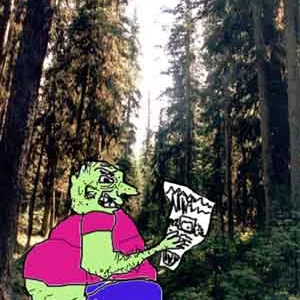 pooin in the path(photoshopwar)