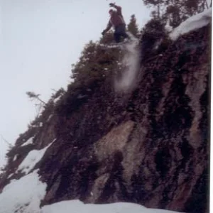 This is me droppin a cliff at louise..yup