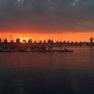 The Marina during a sunset