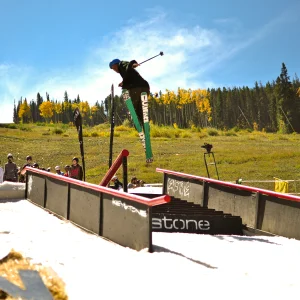 Early season rail jam
