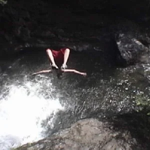 Backflip off 40 footer