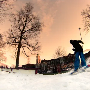 Sunset Rail Jam