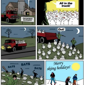 Merry skiing holidaze