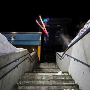 Safety 5 over stairset