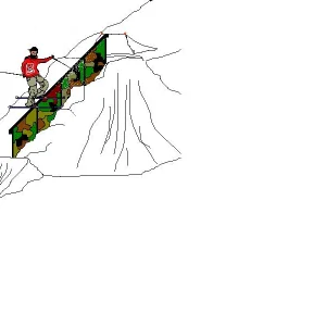 some more rail action done with paint