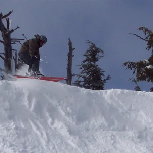 switch 180 off a  lil cliff