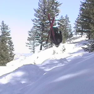 Backflip with a little cross