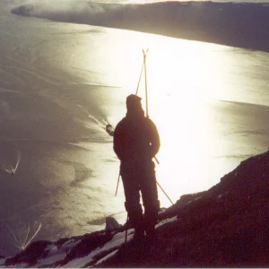 Up on the mountain, early june