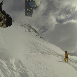 Backflip in the pow