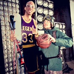 Kareem rides the BushyWayne