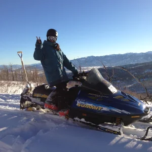 snowmobiling
