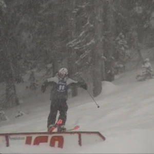 1st place slopestyle run cab 270 on 450 off