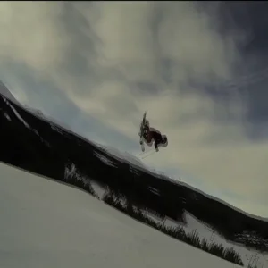 Girl skier ripping Breck Parks!