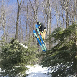 Truckin' through the trees