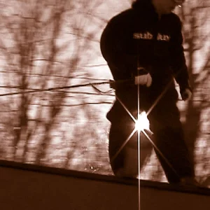 Christoph looking dapper on the trap-box