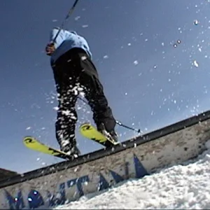 Derek on the small rail